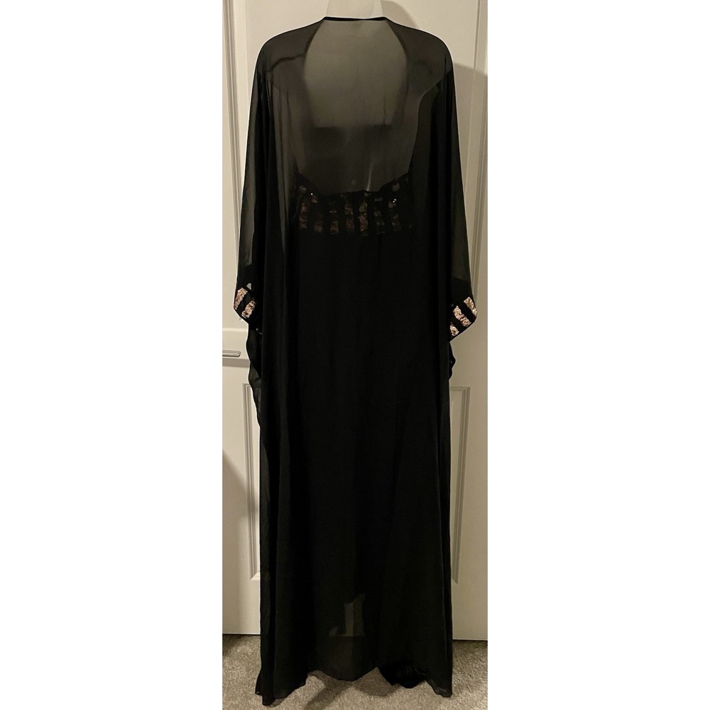 New Giffniseti Cloak Party Dress Size Medium Witchy Whimsigoth Fairy Sequins M - Picture 3 of 11
